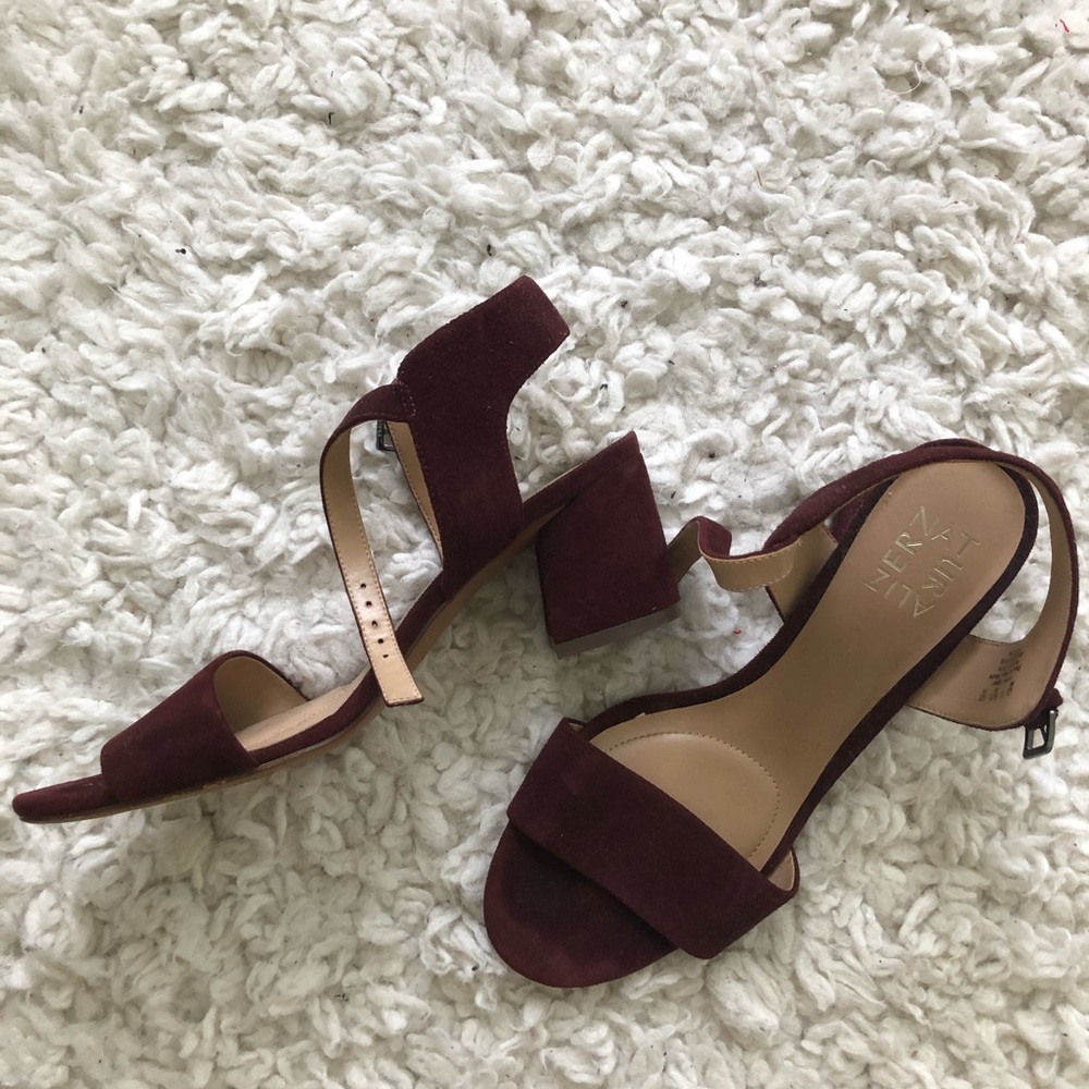 Deep purple heels